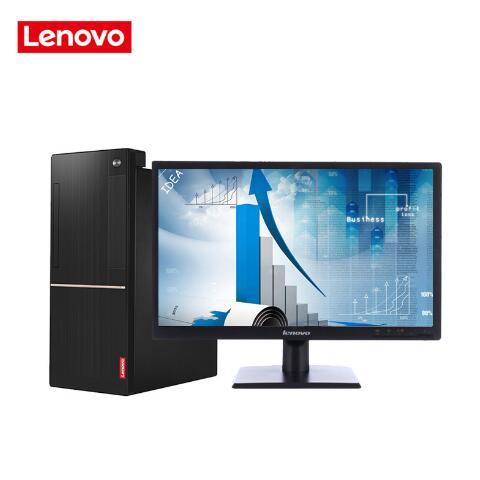 大黑屌老外联想（Lenovo）扬天M6201C 商用台式机(I3-6100 4G 1T  DVD  2G独显  21寸)